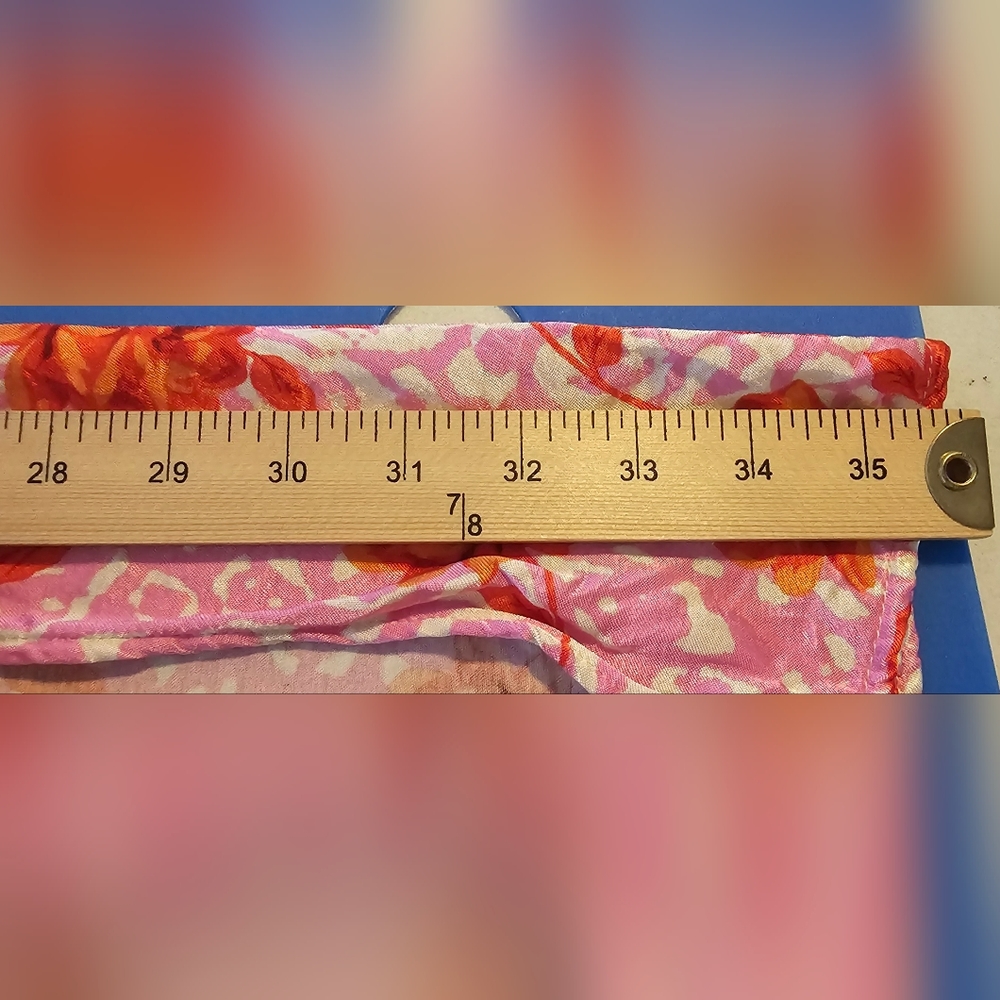 Topshop co-ord rose animal split midi skirt in Pink Size 6 - Picture 10 of 13